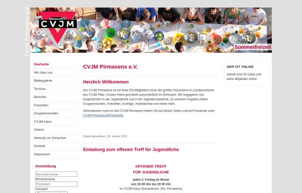 Vorschau von www.cvjm-pirmasens.de, CVJM Pirmasens e.V