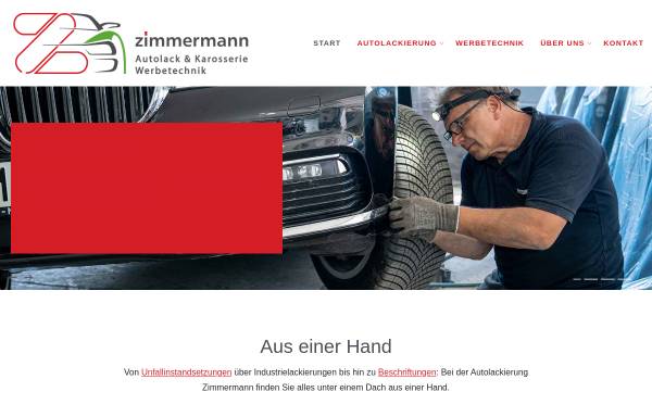 Vorschau von zimmermann-speyer.de, Autolackiererei Zimmermann