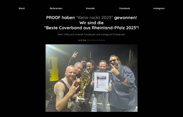 Vorschau von proof-rock.de, PROOF - ROCK