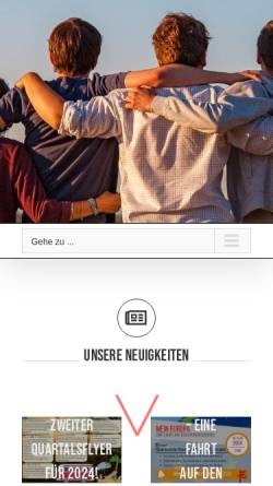 Vorschau der mobilen Webseite www.aej-saar.de, AEJ Arbeitsgemeinschaft der Evangelischen Jugend
