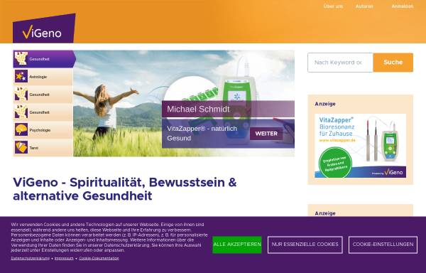 Vorschau von www.vigeno.de, ViGeno