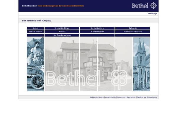 Vorschau von www.bethel-historisch.de, Bethel historisch