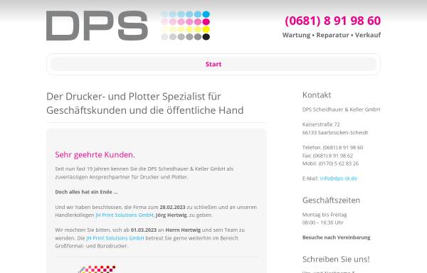 Vorschau von www.dps-sk.de, DPS Scheidhauer & Keller GmbH