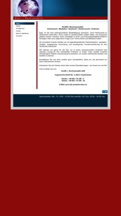 Vorschau der mobilen Webseite www.anwaelte-klein.eu, Klein Rechtsanwälte GbR