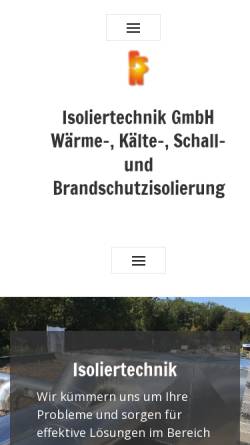 Vorschau der mobilen Webseite www.fsh-isoliertechnik.de, FSH Isoliertechnik, Gerald Herrmann