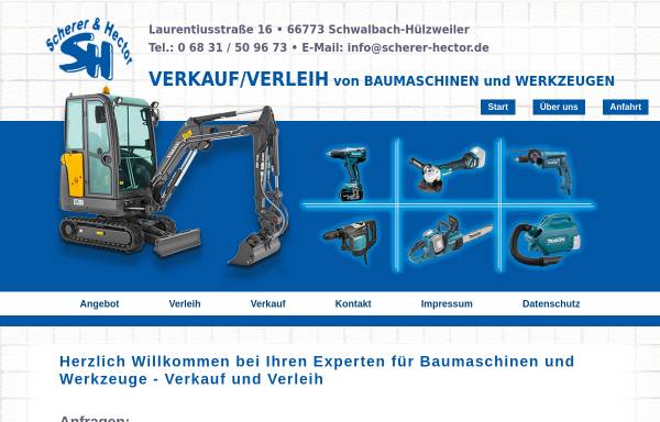 Vorschau von www.scherer-hector.de, Scherer und Hector GbR aus 66773 Schwalbach