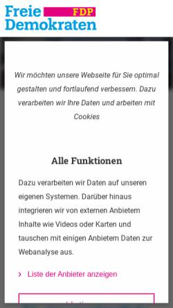 Vorschau der mobilen Webseite www.fdp-blieskastel.de, FDP Blieskastel