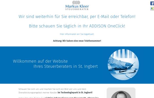 Vorschau von www.stb-kleer.de, Kleer, Markus - Steuerberater