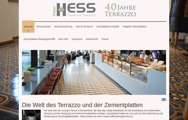 Vorschau von www.fliesen-hess.de, Fliesen & Terrazzo, Peter Hess