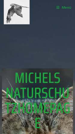 Vorschau der mobilen Webseite milvus-milvus.de, Michels Naturschutz-Homepage