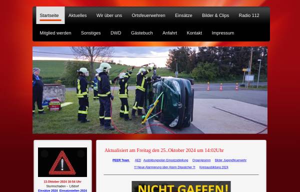 Vorschau von www.feuerwehr-eckartsberga.de, Freiwillige Feuerwehr Stadt Eckartsberga