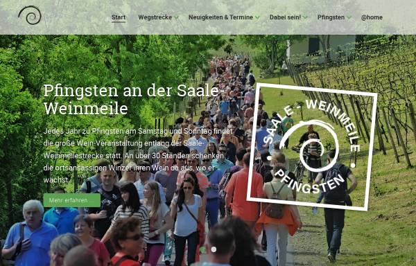 Vorschau von www.saale-weinmeile.de, Die Saale-Weinmeile