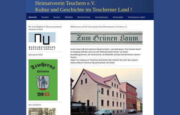 Vorschau von heimatverein-teuchern.de, Heimatverein Teuchern e. V.