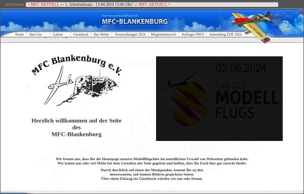Vorschau von mfc-blankenburg.de, MFC Blankenburg e.V.