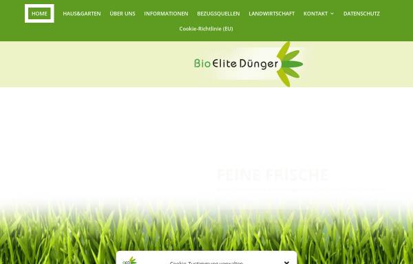 Vorschau von bio-elite-duenger.de, BED Bio Elite Dünger e.K.