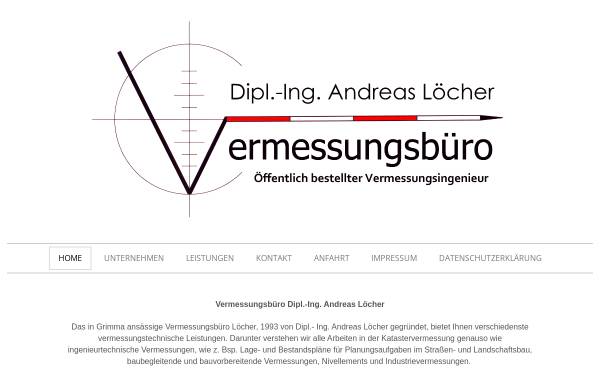 Vorschau von www.vermessungsbuero-loecher.de, Vermessungsbüro Dipl.-Ing. Löcher
