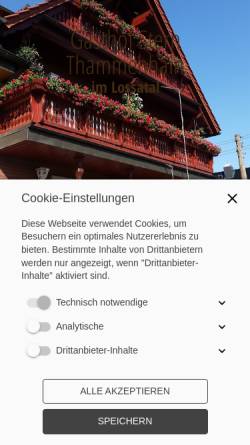 Vorschau der mobilen Webseite www.zeltverleih-catering.de, Gasthof Stern Thammenhain