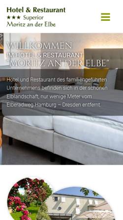 Vorschau der mobilen Webseite www.hotel-moritz.de, Hotel Moritz