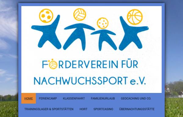 Vorschau von www.nachwuchssport.de, Förderverein für Nachwuchssport e.V. Flöha