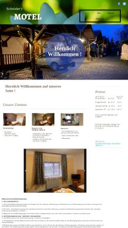 Vorschau der mobilen Webseite www.schroeders-motel.de, Schröders Motel