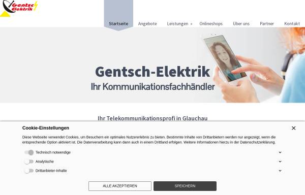 Vorschau von www.gentsch-elektrik.com, Gentsch-Elektrik