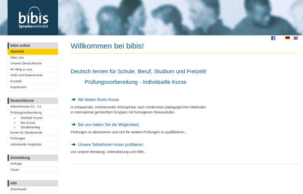 Vorschau von www.bibisnet.de, Bildungswerk des Bielefelder Schulvereins e.V. (BiBiS)