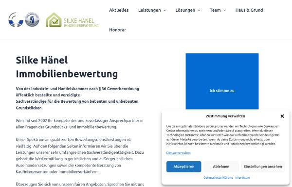 Vorschau von www.immobilienbewertung.ws, Immobilienbewertung Silke Hänel