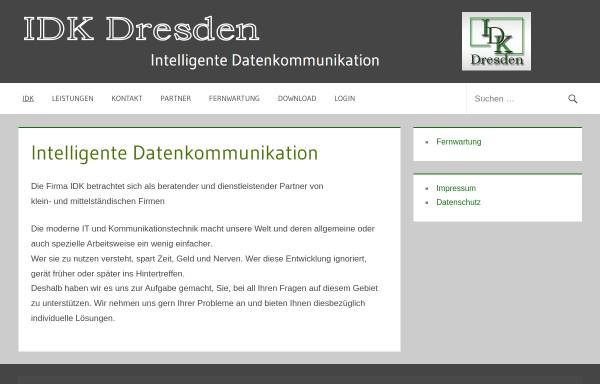 Vorschau von www.idk-dresden.de, IDK Dresden