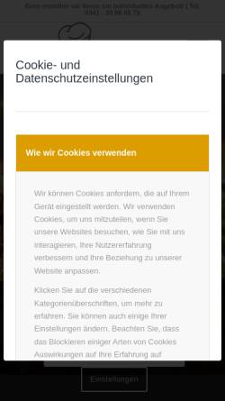 Vorschau der mobilen Webseite www.360grad-catering.de, GC – Genuss- & Catering GmbH