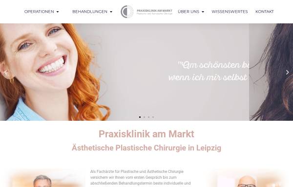 Vorschau von www.praxisklinik-am-markt.de, Praxisklinik am Markt