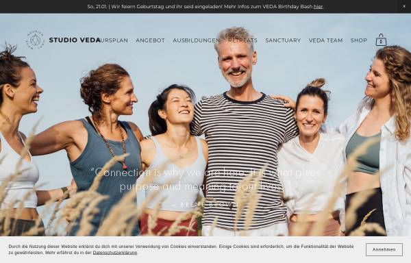 Vorschau von www.studioveda.de, Studio Veda - Barre und Yoga in Leipzig