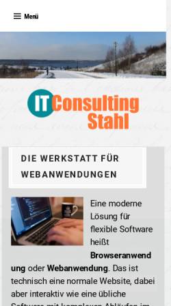 Vorschau der mobilen Webseite it-consulting-stahl.de, Ralph Stahl