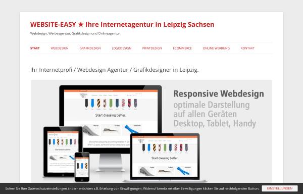 Vorschau von www.website-easy.de, Website Easy - Webdesign und Internetagentur Leipzig