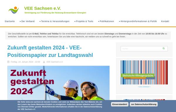 Vorschau von www.vee-sachsen.de, VEE Sachsen e.V.