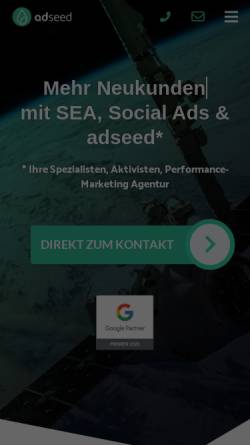 Vorschau der mobilen Webseite www.adwordsservice.de, Martin Dorst