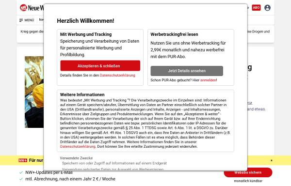 Vorschau von www.nw.de, Neue Westfälische