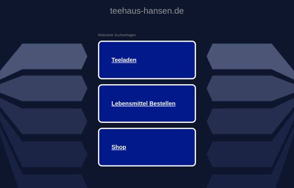 Teehaus Hansen