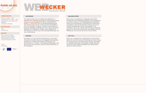 Vorschau von www.webwecker-bielefeld.de, WebWecker Bielefeld