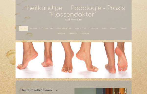 Vorschau von www.podologie-amrum.de, Podologie- Praxis \