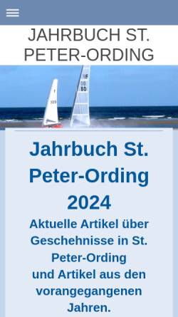 Vorschau der mobilen Webseite www.jb-spo.de, Jahrbuch St. Peter-Ording