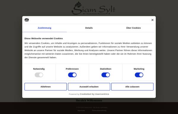 Vorschau von www.siamsylt.de, Siam Sylt