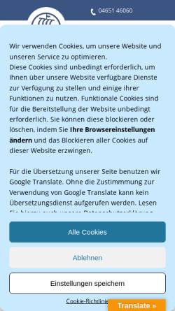 Vorschau der mobilen Webseite hotel-wiking-sylt.de, Hotel Wiking