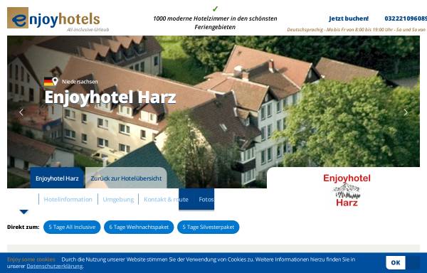Vorschau von www.enjoyhotels.de, Hotel Niedersachsen