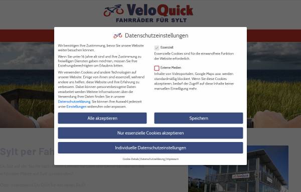 Vorschau von veloquick.de, Veloquick