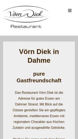Vorschau der mobilen Webseite voerndiek.de, Vörn Diek