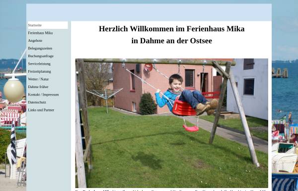 Vorschau von www.haus-mika.de, Ferienhaus Mika