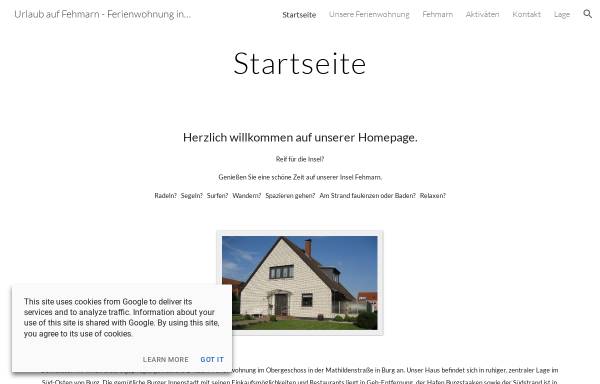 Vorschau von sites.google.com, Burgstaaken.de