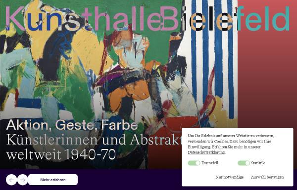 Vorschau von www.kunsthalle-bielefeld.de, Kunsthalle Bielefeld