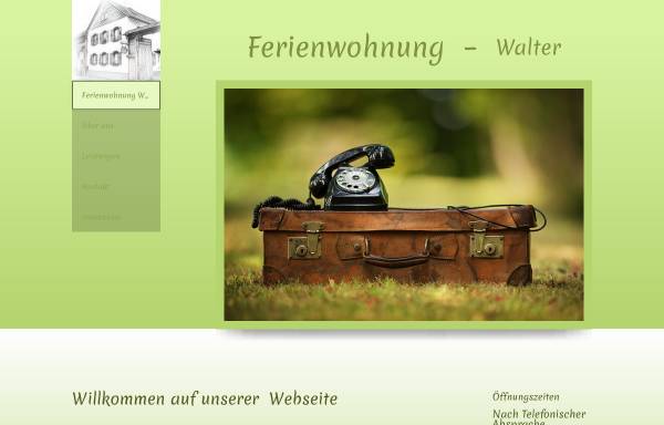 Vorschau von www.fewowalter.de, Ferienwohnung Familien Tiburcy und Walter
