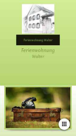 Vorschau der mobilen Webseite www.fewowalter.de, Ferienwohnung Familien Tiburcy und Walter
